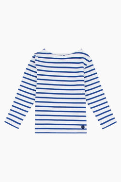 Marinière "Loctudy" Kids en Coton blanc etoile