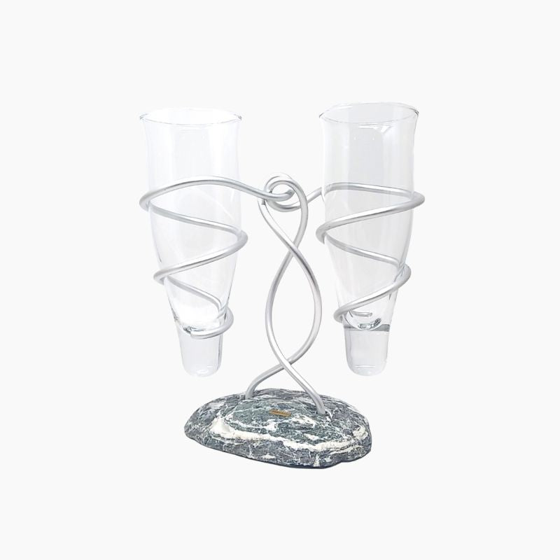 Verres à Bières Duo Galet Gris Blanc de Bretagne