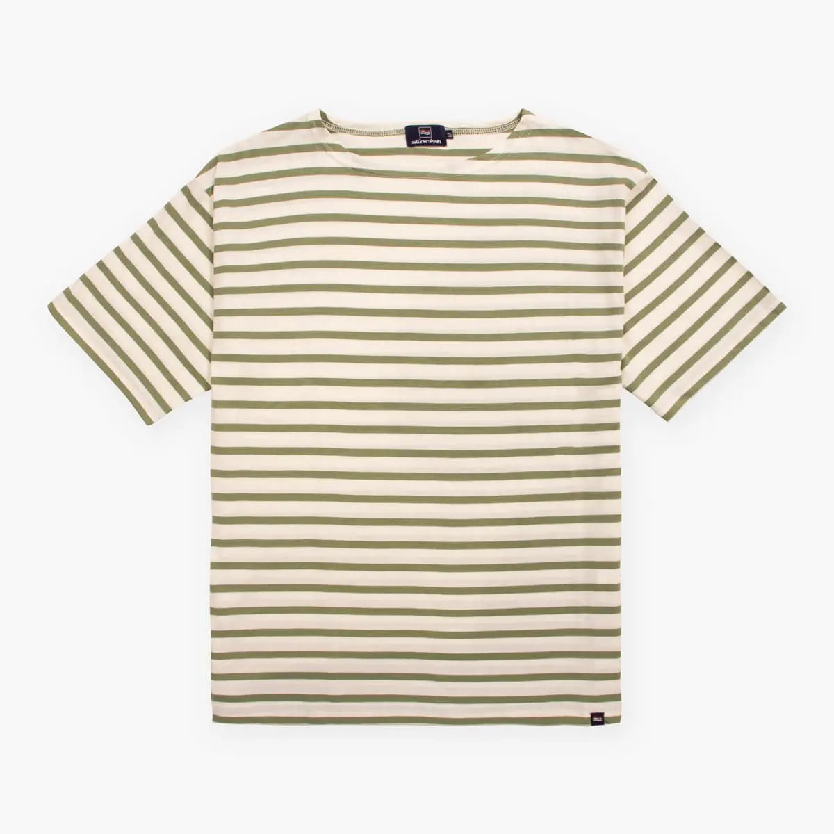 mariniere-manches-courtes-brest-Ecru-Olive