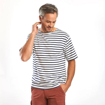 mariniere-manches-courtes-brest-Ecru-Regate