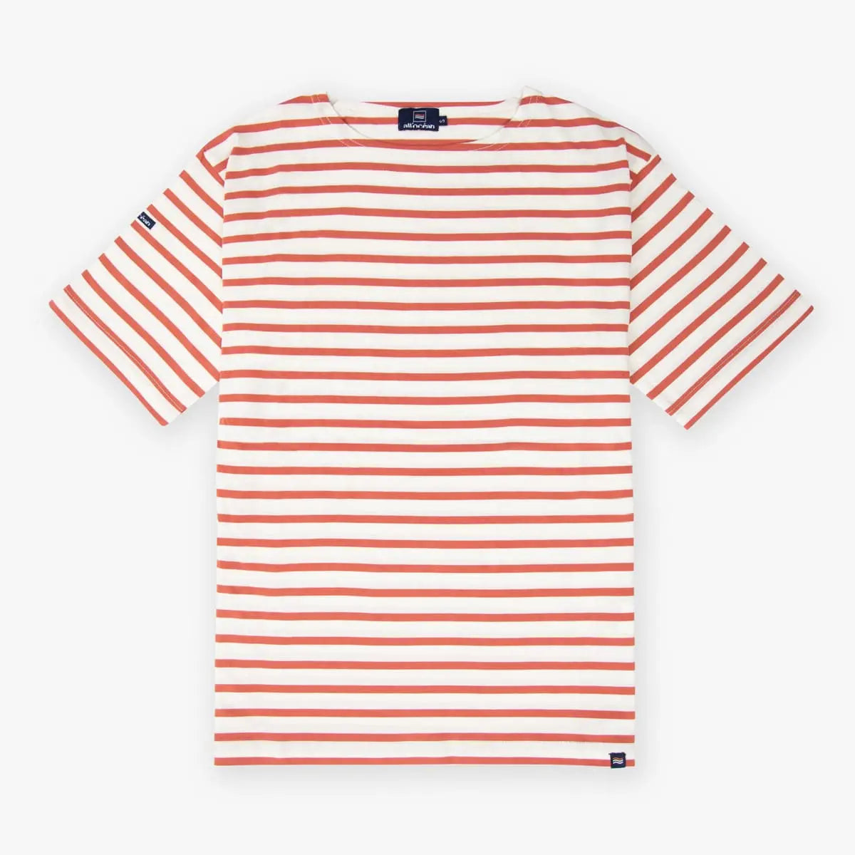 mariniere-manches-courtes-brest-Ecru-Terra-Cotta