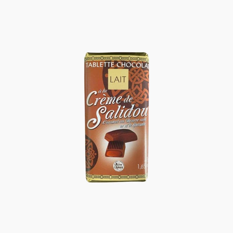 Mini Tablette Chocolat au Lait à la Crème de Salidou