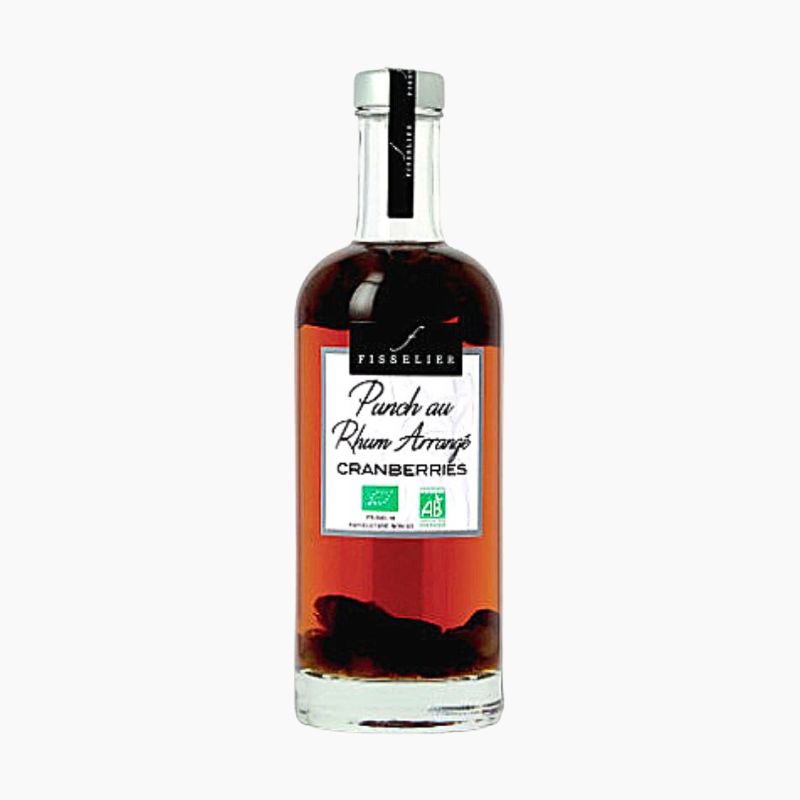 Punch Breton au Rhum Arrangé aux Cranberries BIO