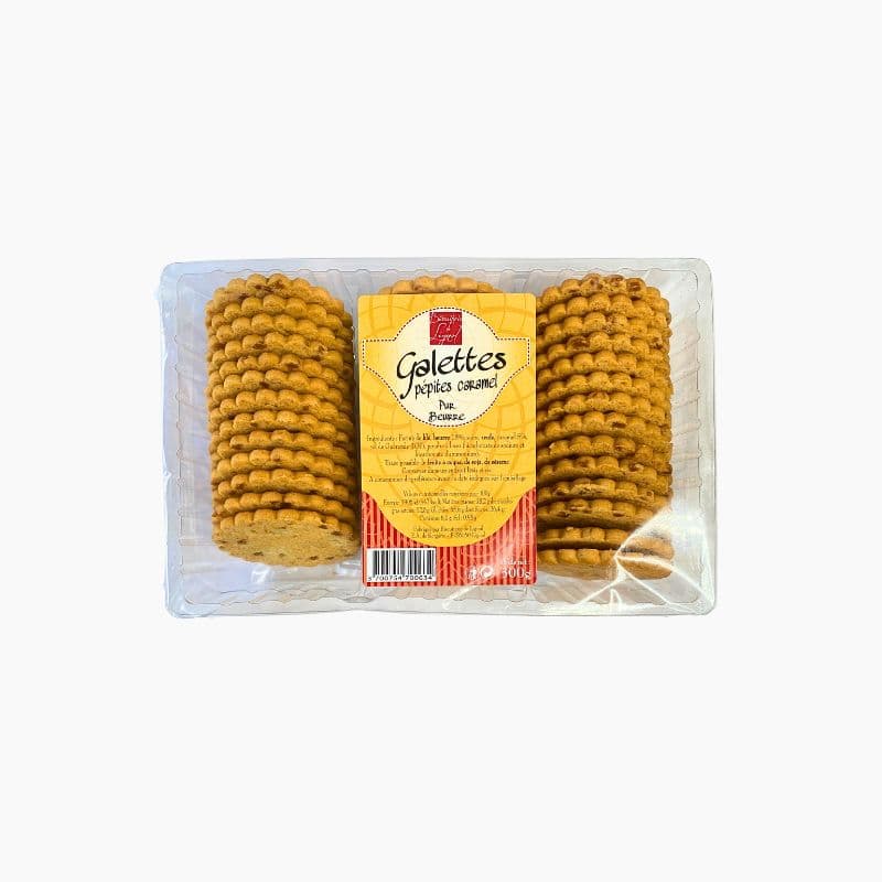 Barquette de Galettes Bretonnes aux Pépites de Caramel