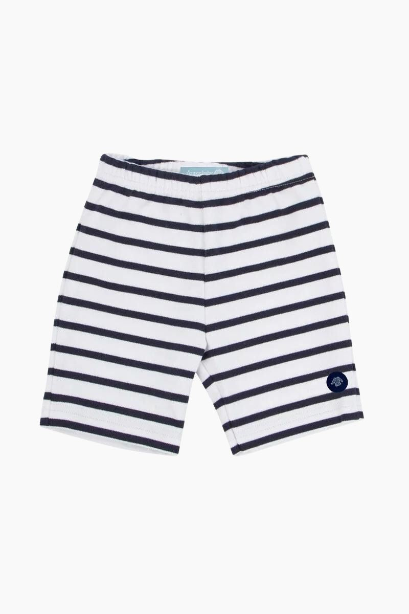 Bermuda "Brick" Baby en Coton blanc navire