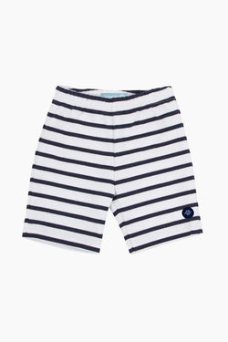 Bermuda "Brick" Baby en Coton blanc navire