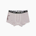 Boxer A l'aise Breizh Rayures Blanc / bordeaux