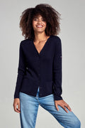 Cardigan-Locronan-en-laine-et-acrylique-rich-navy