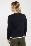 Cardigan-col-rond-Laine-et-acrylique-rich-navy-vue-dos