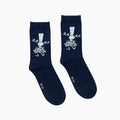 Chaussette-unie-marine-chine