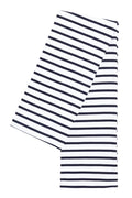 Echarpe-rayee-Pagaie-coton-epais-blanc-navire