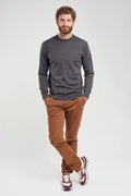 Pull-Damgan-couleur-anthracite-en-laine-merinos