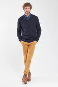 Pull-col-V-Henvic-couleur-marine-2