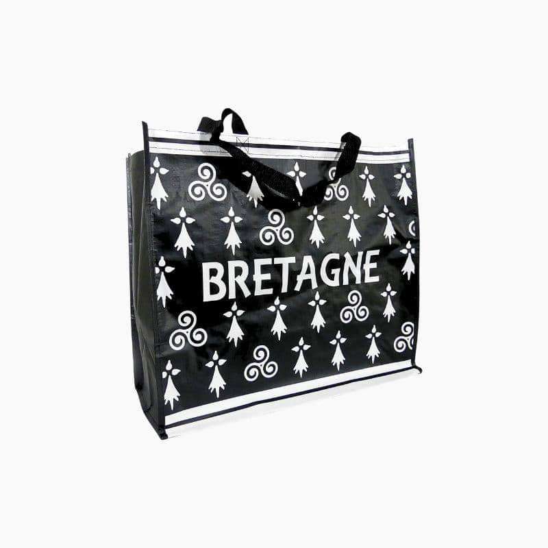 Sac De Courses "Méli-Mélo Bretagne" Noir