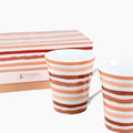 Set 2 Mugs Rayé Terracotta - A l'Aise Breizh packaging