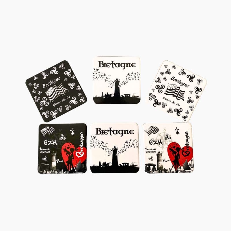 Sous-verres Décors Bretons