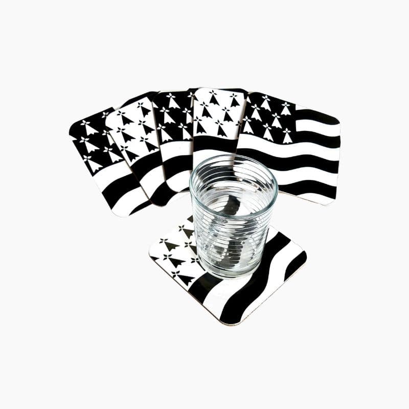 Sous-verres "Drapeau Breton"