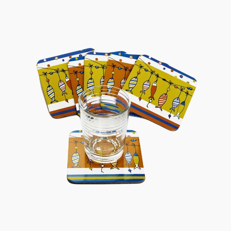 Sous-verres Petits Poissons