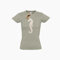 T-Shirt Kaki Hippocampe -Je Dévore ma Bretagne
