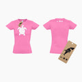 T-Shirt Rose Tortue - Je dévore ma Bretagne recto-verso