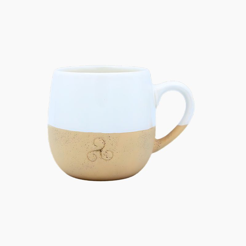 Tasse Espresso avec Anse Triskel Sable