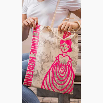 Totebag Bretonne Moderne Gris