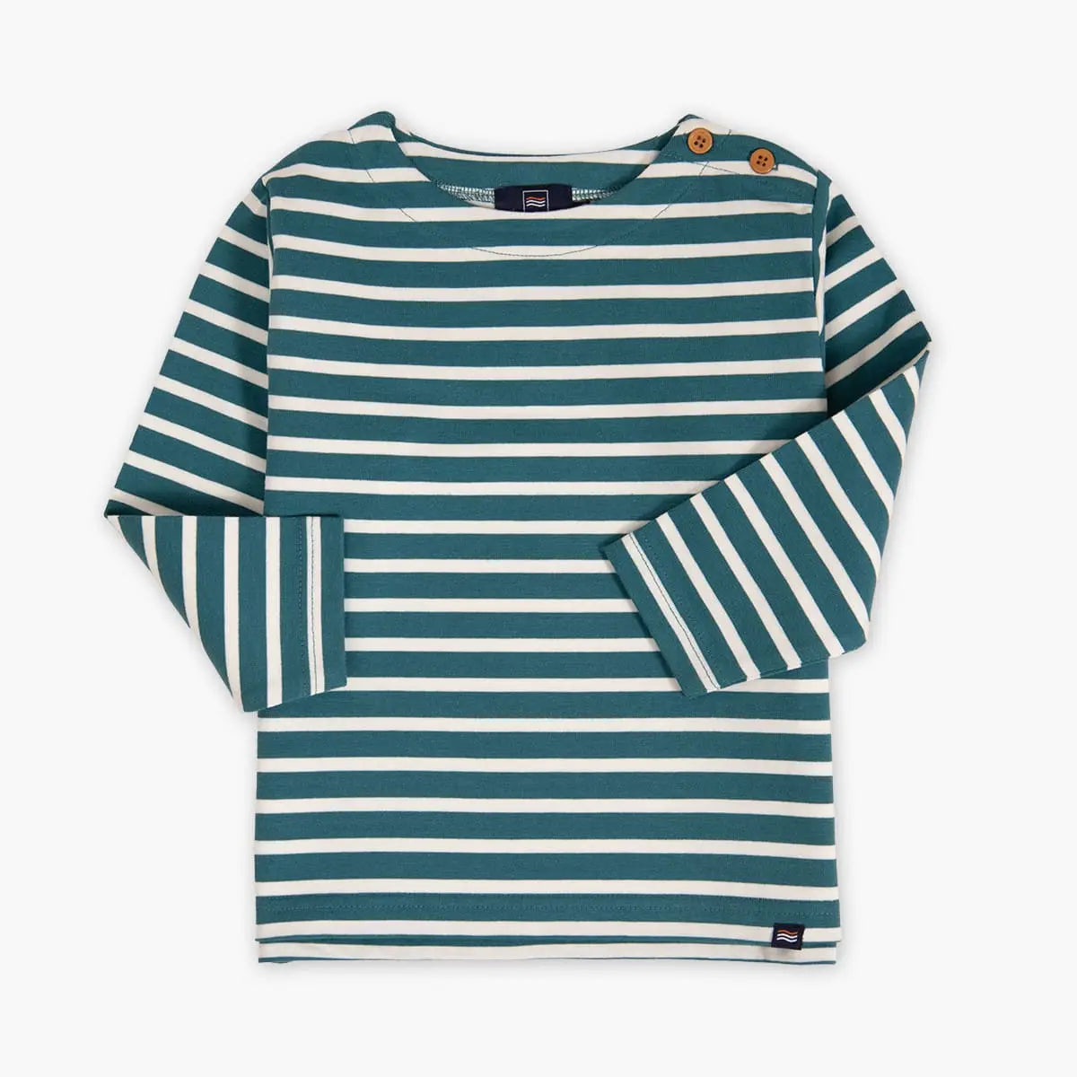 mariniere-enfant-en-coton-epais-crevette-libellule-ecru