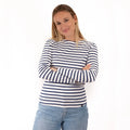 mariniere-femme-manches-longues-morgat-en-coton-Ecru-Regate