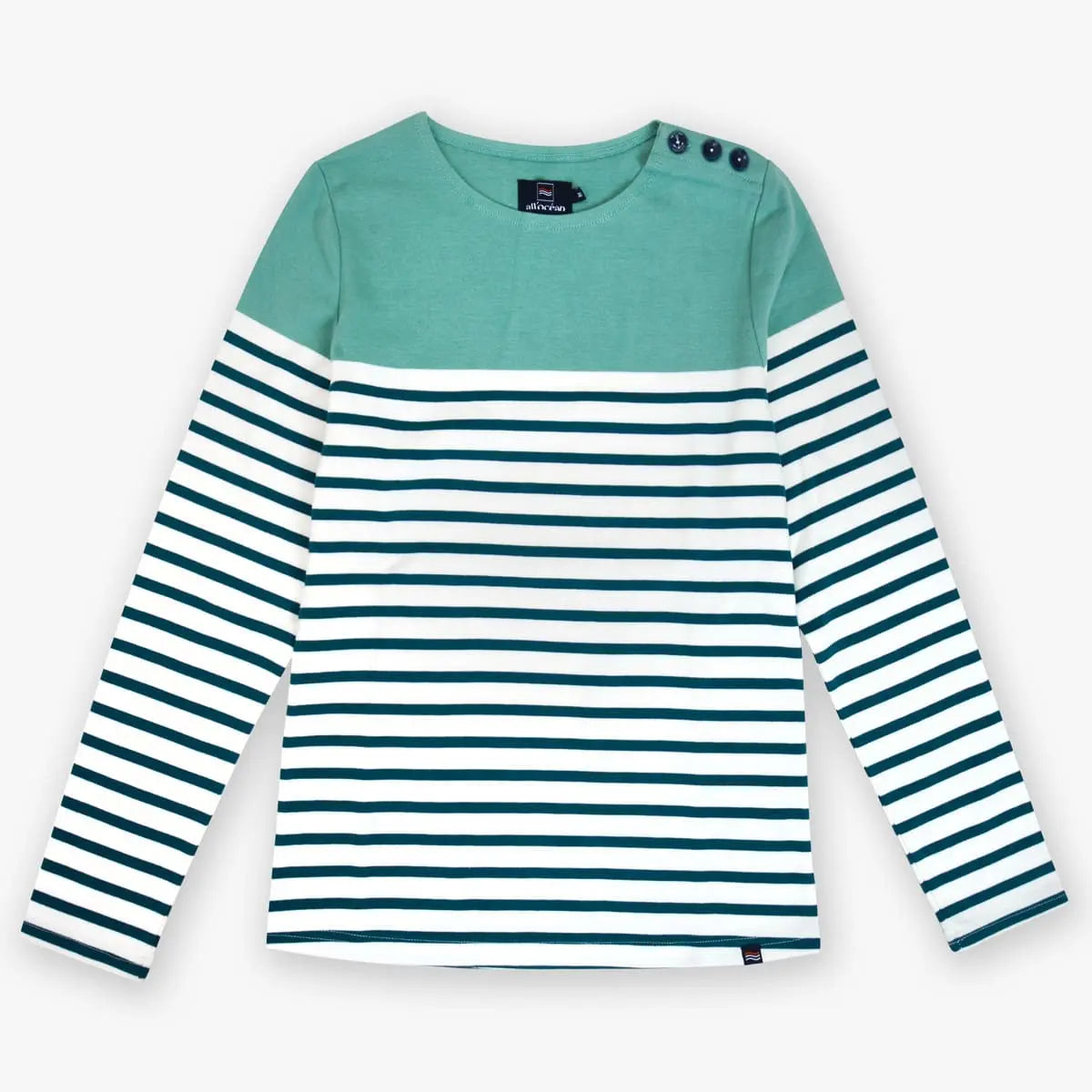 mariniere-manches-longues-amure-couleur-Menthe-Ecru-Libellule