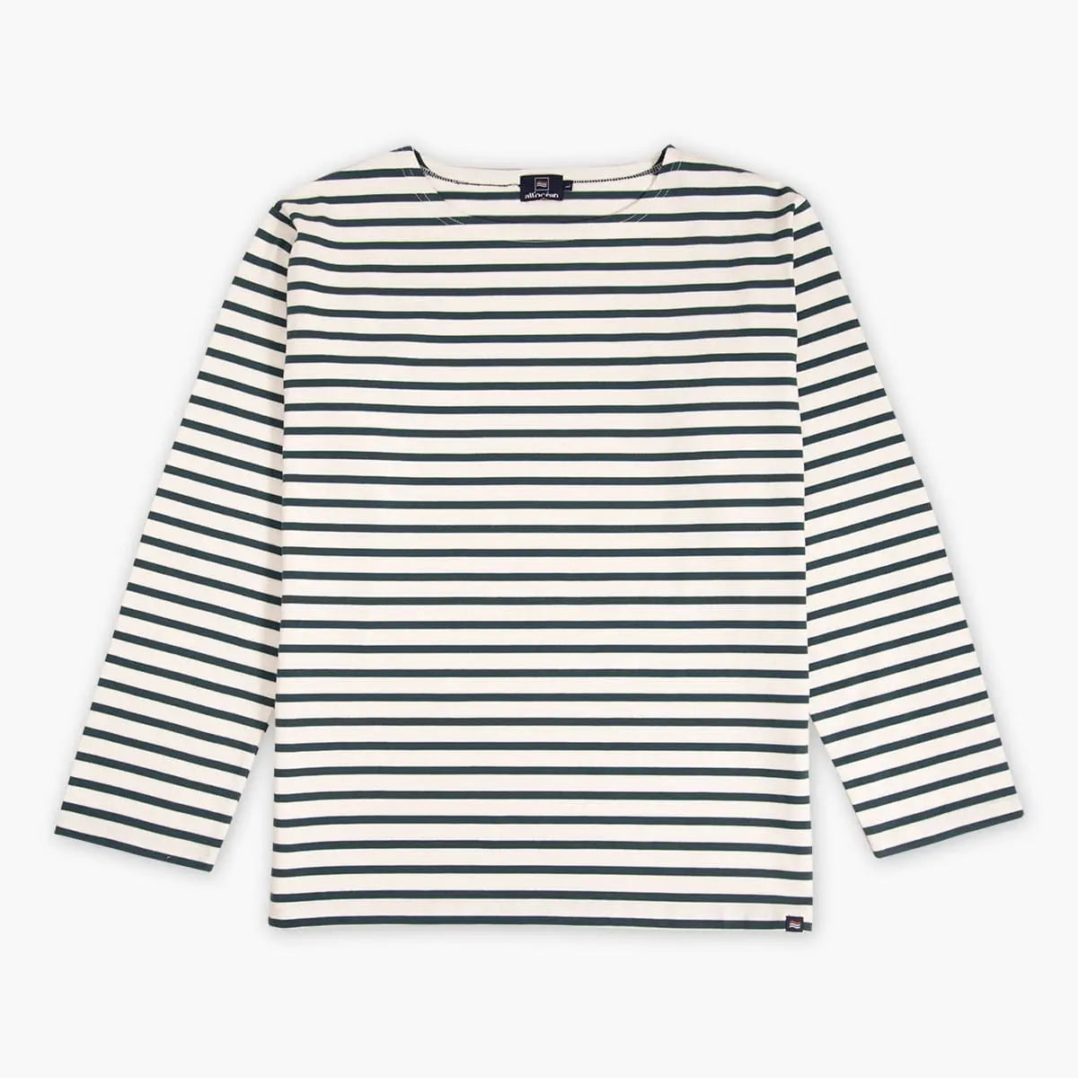 mariniere-manches-longues-homme-bosco-Ecru-Bleu de Paon