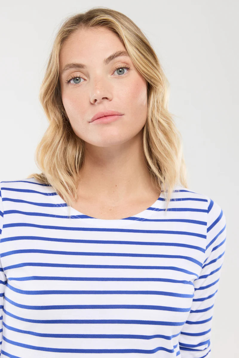 mariniere-plozevet-coton-leger-blanc-etoile-vue-dos