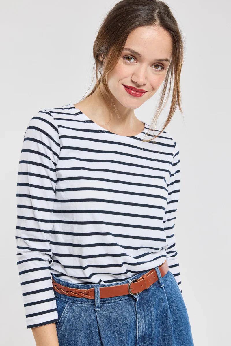 Marinière pour femme en coton léger Plozevet