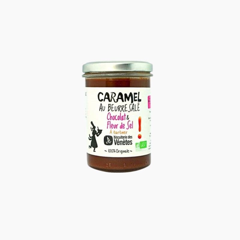 Crème de Caramel au Beurre Salé Bio Chocolat et Fleur de Sel Vente