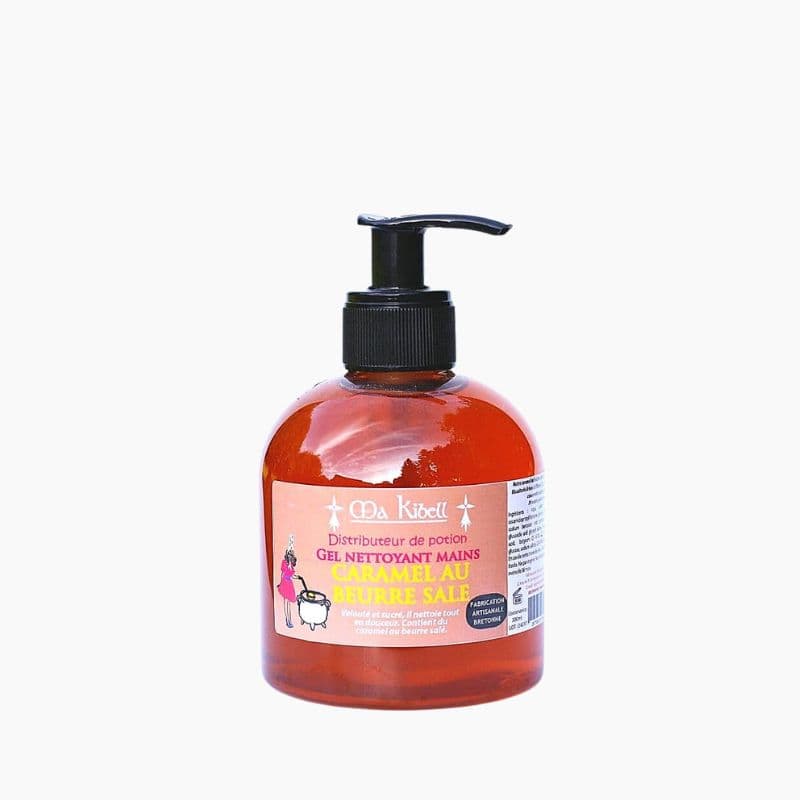 Distributeur savon pour mains caramel salé