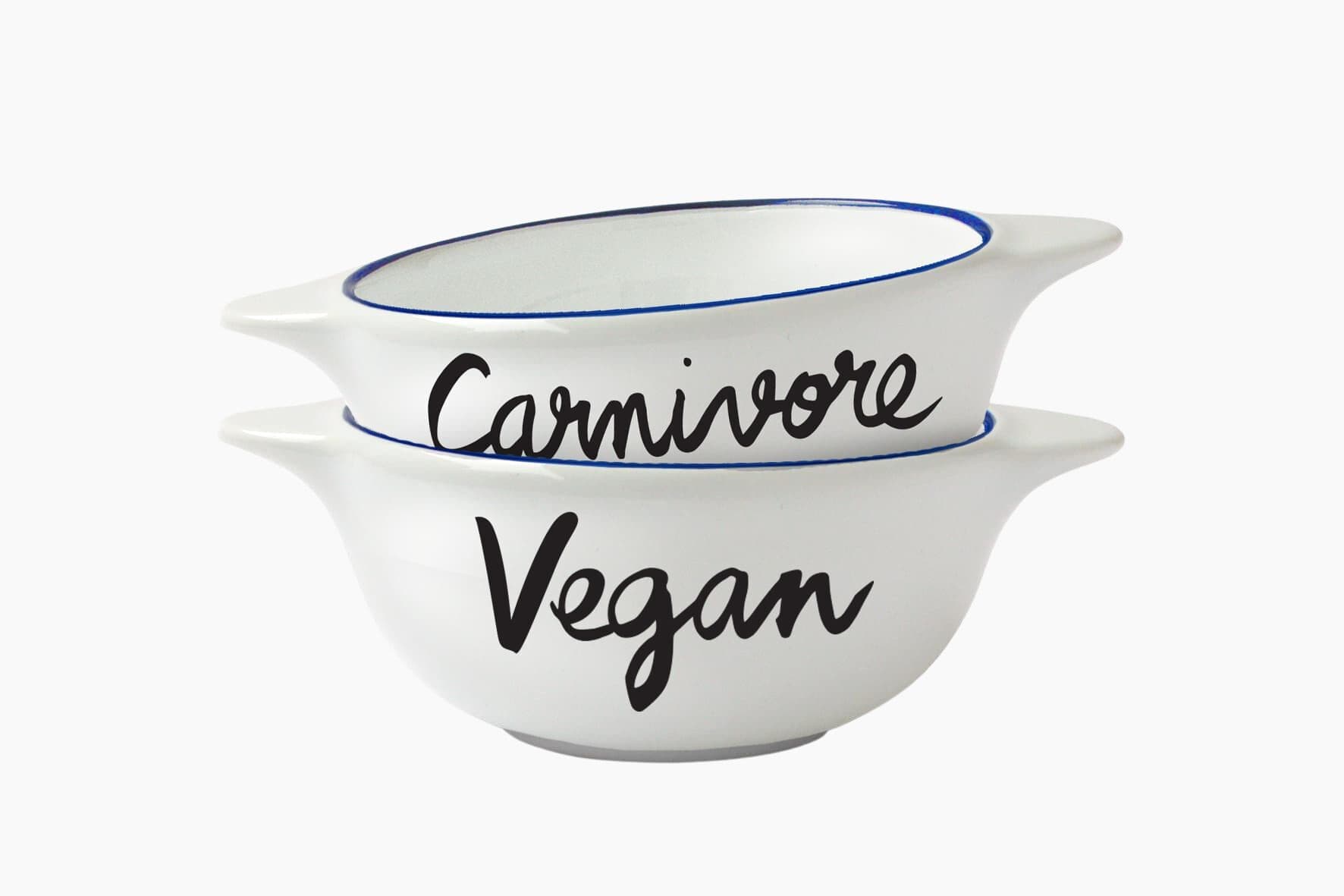 Bol Breton en Faïence - Vegan et carnivore