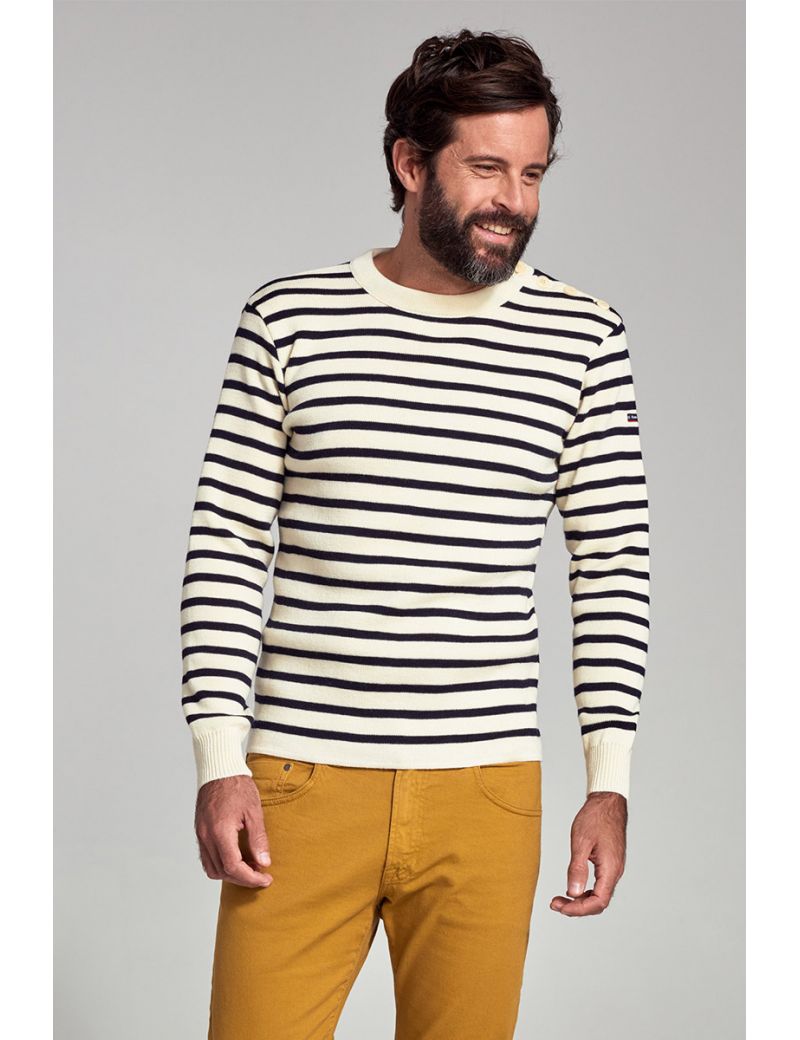 pull marin breton rayé homme